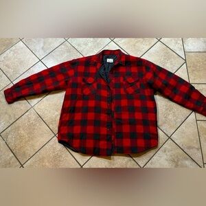 😍 Men’s Quilted Plaid Button-up Durable Shacket. In Crowd; Celebration. Heavy,